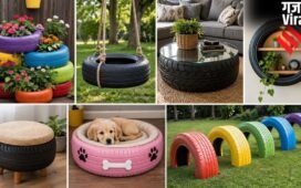 डेकोरेशन में आ सकते हैं काम, खराब पड़े पुराने टायर से बनाएं ये 7 यूनिक चीजें