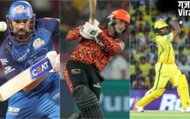 अभिषेक-संजू से पीछे रोहित पर तोड़ा रसेल-राहुल का रिकॉर्ड, IPL में 200+ चेज करते हुए सबसे ज्यादा छक्के लगाने वाले टॉप-5 बैटर​