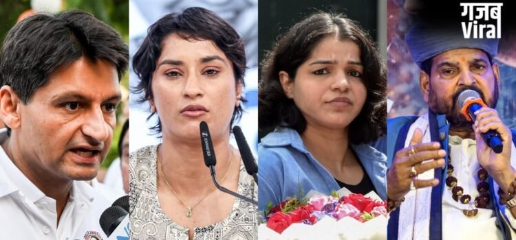 विनेश फोगाट की वापसी पर सियासत तेज: बृजभूषण सिंह बोले- रायता फैलाकर गईं हैं देवीजी, कांग्रेस सांसद ने कहा- न्याय मांगने की कीमत चुका रहीं, साक्षी मलिक ने लगाई गुहार​