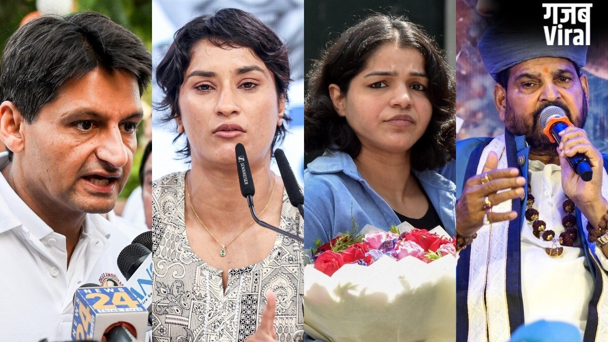 विनेश फोगाट की वापसी पर सियासत तेज: बृजभूषण सिंह बोले- रायता फैलाकर गईं हैं देवीजी, कांग्रेस सांसद ने कहा- न्याय मांगने की कीमत चुका रहीं