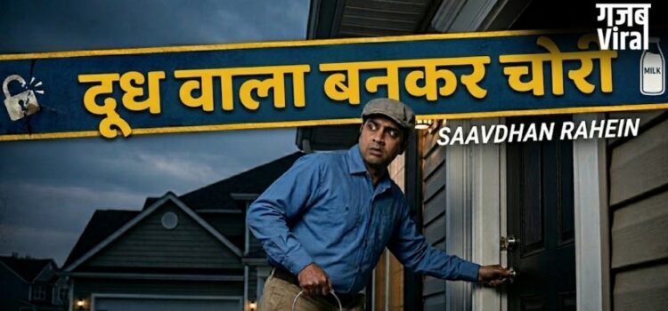 UP NEWS: ”दूध वाला” बनकर फिल्मी अंदाज में की चोरी…सोने की चूड़ियां, गले की चेन ले उड़े शातिर​