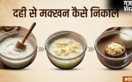 दही से मक्खन कैसे निकालें? बर्फ वाली ट्रिक से मिनटों में निकलेगा देसी Butter​