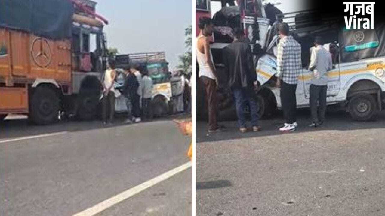Lakhimpur Kheri Accident: लखीमपुर खीरी में हाईवे पर मौत का तांडव, ट्रक और टाटा मैजिक की आमने-सामने भिड़ंत, 9 की मौत​