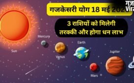 Gajkesari Yog: 18 मई की रात बदलेगा 3 राशियों का भाग्य, गजकेसरी योग दिलाएगा धन लाभ और तरक्की​