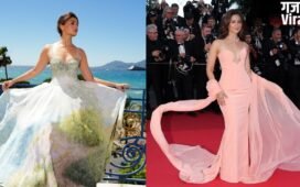 Cannes 2026: कान्स फिल्म फेस्टिवल में पीच कलर का गाउन पहने नज़र आईं आलिया भट्ट, रेड कार्पेट पर दिखा ग्लैमरस अंदाज​