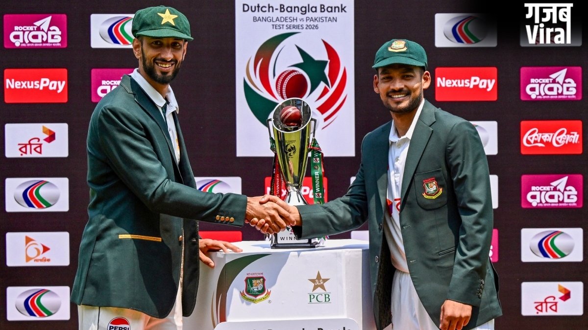 BAN vs PAK, 1st Test: दूसरे दिन का खेल हुआ खत्म, पाकिस्तान अभी भी बांग्लादेश के पहली पारी के स्कोर से 234 रन पीछे​