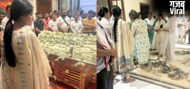 UP News: प्रतीक यादव का पार्थिव शरीर आवास पहुंचा, गमगीन माहौल में डिंपल और अपर्णा यादव की आंखों से छलके आंसू…​