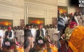 UP News: भाई को खोकर टूटे अखिलेश यादव, प्रतीक यादव के पार्थिव शरीर को देख भावुक हुए पूर्व मुख्यमंत्री…​