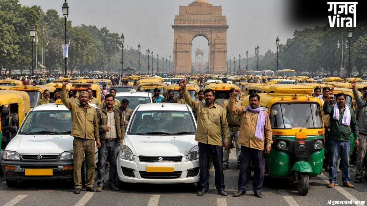 दिल्ली में इन 3 दिन नहीं मिलेगी टैक्सी, ड्राइवरों ने इस वजह से किया ‘चक्का जाम’​