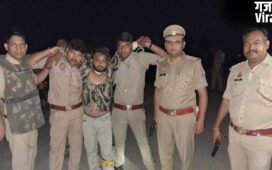 देवरिया में आधी रात को एनकाउंटर: KTM बाइक पर घूम-घूमकर महिलाओं से करते थे लूटपाट, पुलिस ने दो शातिरों को धर दबोचा​