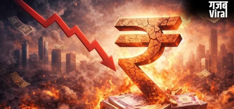 करेंसी बाजार में मचा कोहराम, डॉलर के सामने में रुपए में रिकॉर्ड गिरावट