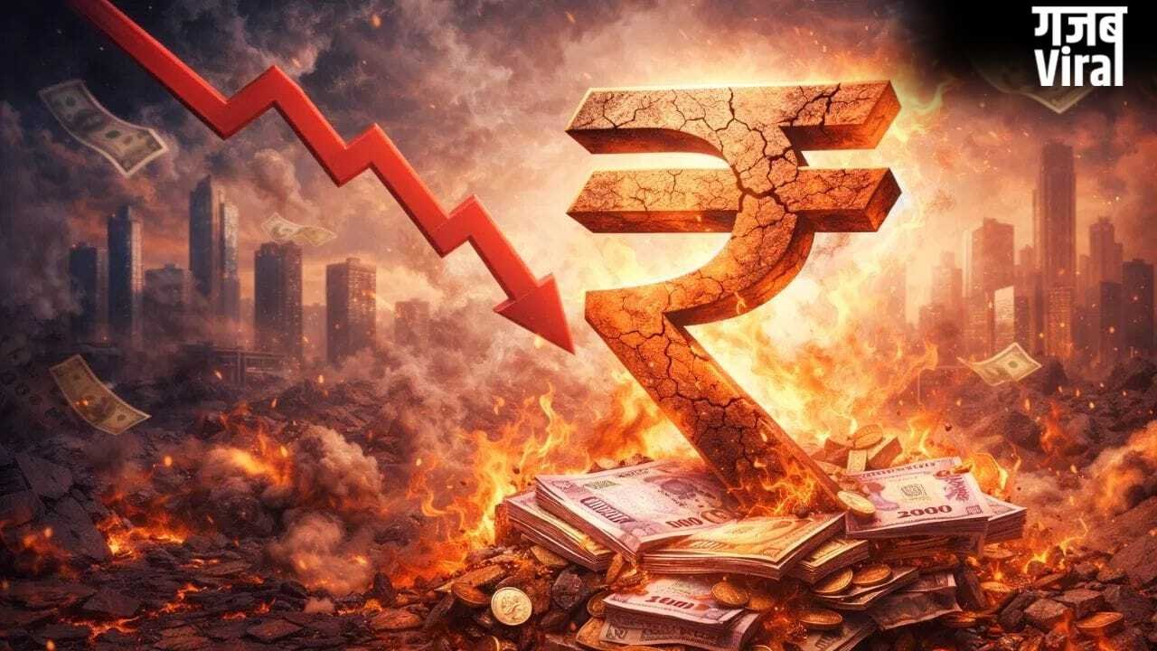 करेंसी बाजार में मचा कोहराम, डॉलर के सामने में रुपए में रिकॉर्ड गिरावट