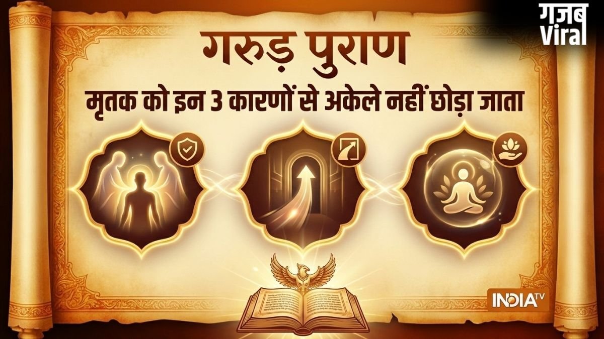 Garud Puran: मरने के बाद शव को अकेला क्यों नहीं छोड़ा जाता, गरुड़ पुराण में बताया है इसका गहरा रहस्य​