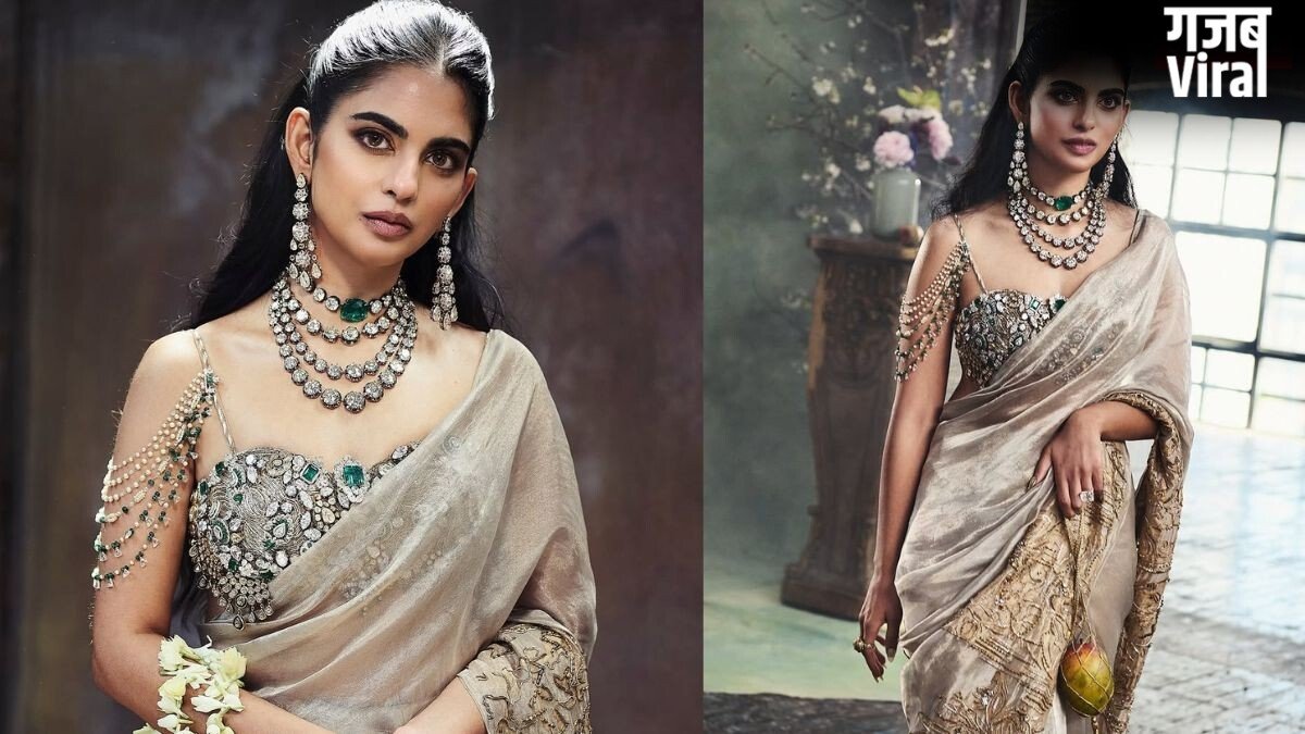 Met Gala 2026: शुद्ध सोने के धागों से बनी साड़ी पहन ईशा अंबानी ने मेट गाला में बिखेरा जलवा, हीरे-पन्ने से जड़ा था ब्लाउज