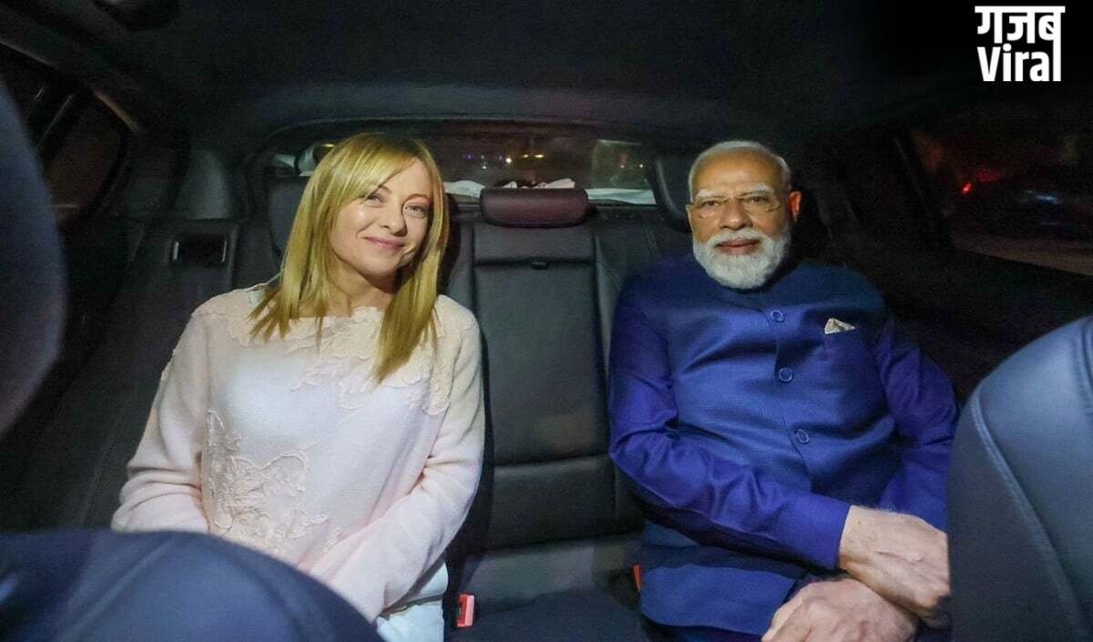 PM मोदी को अपनी कार में बिठाकर ले गईं मेलोनी, मशहूर कोलोसियम का किया दौरा