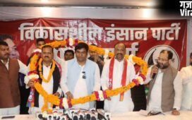 चुनाव से पहले ओपी राजभर को झटका, प्रदेश अध्यक्ष प्रेम चंद्र कश्यप और पूर्व मंत्री अच्छे लाल निषाद ने थामा VIP का दामन