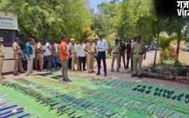 तलवार, खंजर और… घर में रखे थे 4796 धारदार हथियार, कीमत 43 लाख; देख दंग गए रह गई नांदेड़ पुलिस