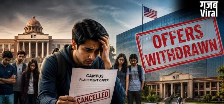 लाखों की नौकरी देकर मुकर गई अमेरिका की ये बड़ी कंपनी… IIT और NIT स्टूडेंट्स को लगा झटका! लाखों की नौकरी देकर मुकर गई अमेरिका की ये बड़ी कंपनी… IIT और NIT स्टूडेंट्स को लगा झटका!