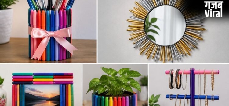 पुराने और खराब पेन से इस तरह तैयार करें ये DIY चीजें, घर को सजाने में आएंगी काम पुराने और खराब पेन से इस तरह तैयार करें ये DIY चीजें, घर को सजाने में आएंगी काम
