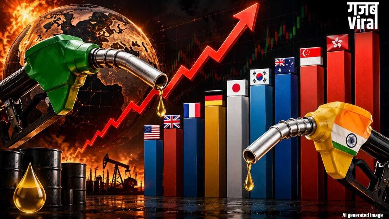 भारत के मुकाबले इन देशों में बेहद महंगा हुआ पेट्रोल-डीजल! म्यांमार में 112% तक बढ़े दाम​