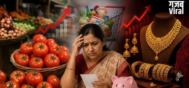 महंगाई का नया झटका: टमाटर ने बिगाड़ा रसोई का बजट, तो ज्वेलरी के दामों ने उड़ाईं नींद; अप्रैल में 3.48% खुदरा महंगाई​