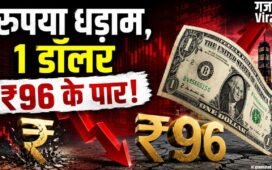 इतिहास में पहली बार ₹96 के स्तर पर पहुंचा डॉलर, रुपया अब तक के सबसे निचले स्तर पर​
