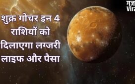 राहु के नक्षत्र में शुक्र करेंगे प्रवेश, इन 4 राशियों के लिए खुलेगा धन का खजाना, जिएंगे राजा जैसी जिंदगी