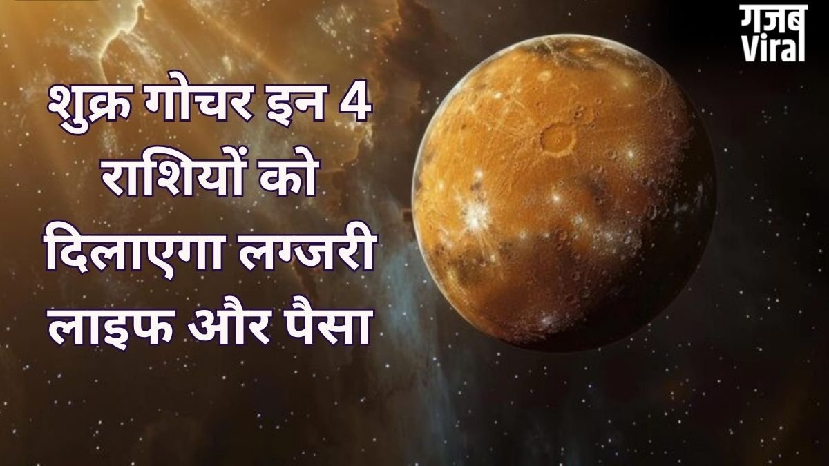 राहु के नक्षत्र में शुक्र करेंगे प्रवेश, इन 4 राशियों के लिए खुलेगा धन का खजाना, जिएंगे राजा जैसी जिंदगी
