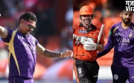 सुनील नरेन ने IPL में पूरा किया विकेटों का ‘दोहरा शतक’, चहल-भुवी के क्लब में शामिल; SRH ने 60 रन में खोए 9 विकेट