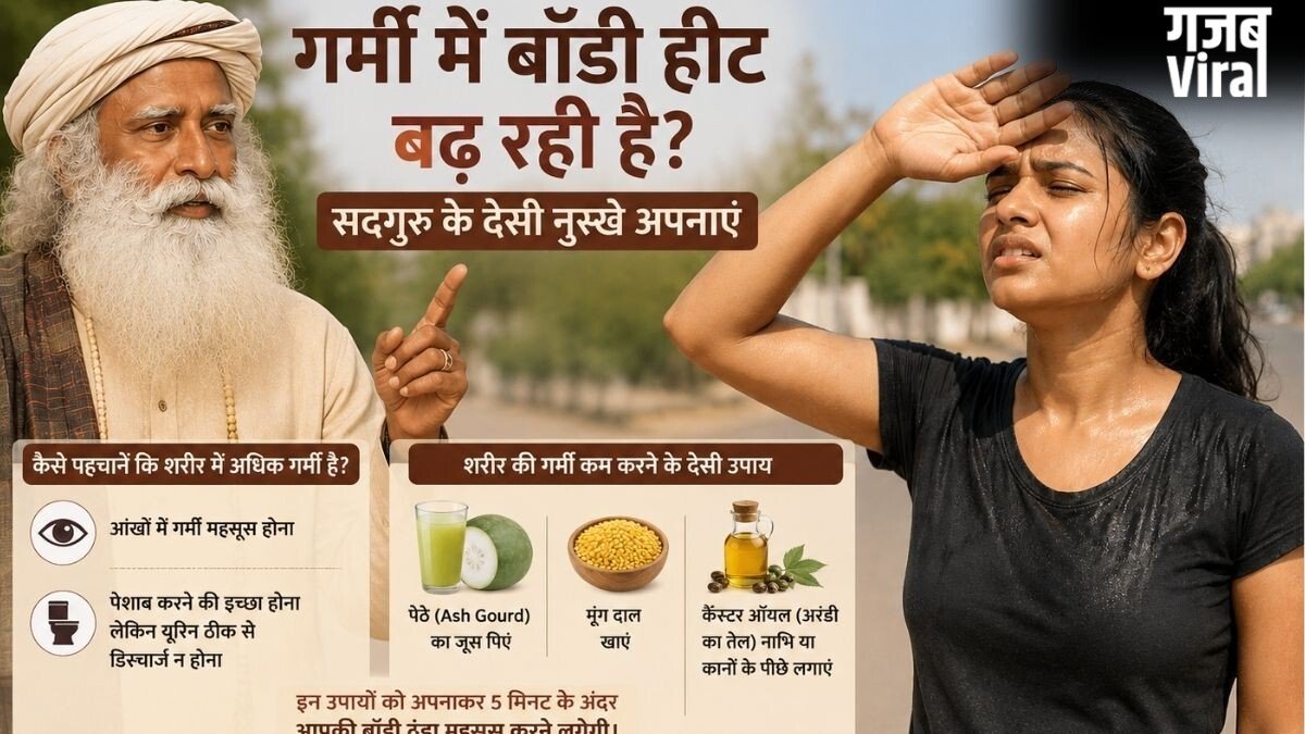 सद्गुरु ने गर्मियों में शरीर की गर्मी कम करने का बताया तरीका, जानिए क्या है डॉक्टर की राय