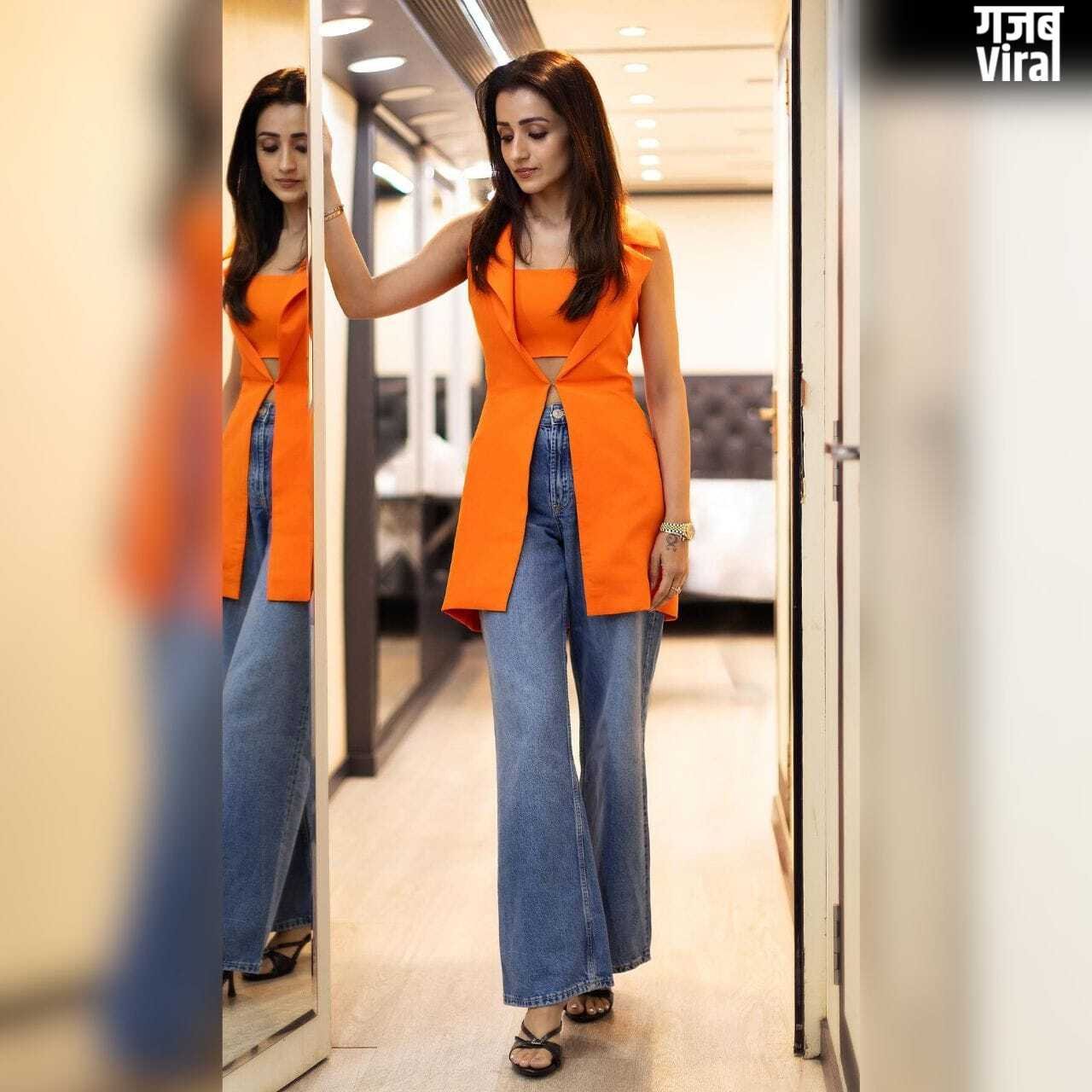 Fashion Tips: साउथ एक्ट्रेस तृषा कृष्णन का फैशन सेंस है गजब, सूट से साड़ी…हर लुक है गजब