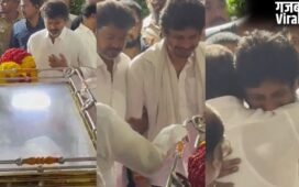 आरबी चौधरी के निधन से टूटे थलापति विजय, अंतिम विदाई पर हुए भावुक, जीवा को दिया सहारा