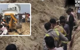 प्रयागराज में दर्दनाक हादसा… सीवर लाइन खुदाई के दौरान मिट्टी में दबा मजदूर, मौत