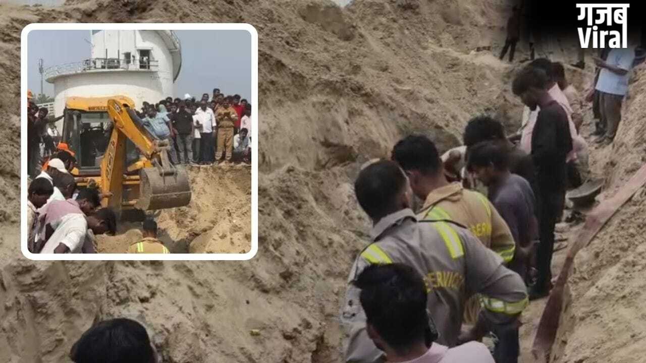 प्रयागराज में दर्दनाक हादसा… सीवर लाइन खुदाई के दौरान मिट्टी में दबा मजदूर, मौत