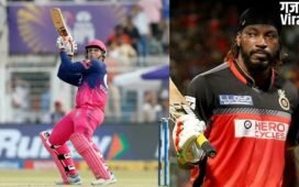 क्रिस गेल नंबर 1, वैभव सूर्यवंशी ने कर ली डिविलियर्स-पंत की बराबरी; ये हैं IPL के एक सीजन में सबसे ज्यादा छक्के लगाने वाले बल्लेबाज