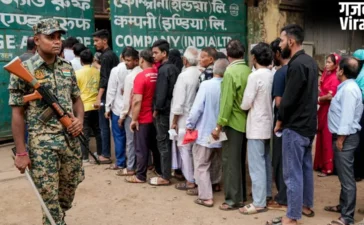 चुनाव आयोग का बड़ा एक्शन, पश्चिम बंगाल में 15 बूथों पर दोबारा मतदान जारी