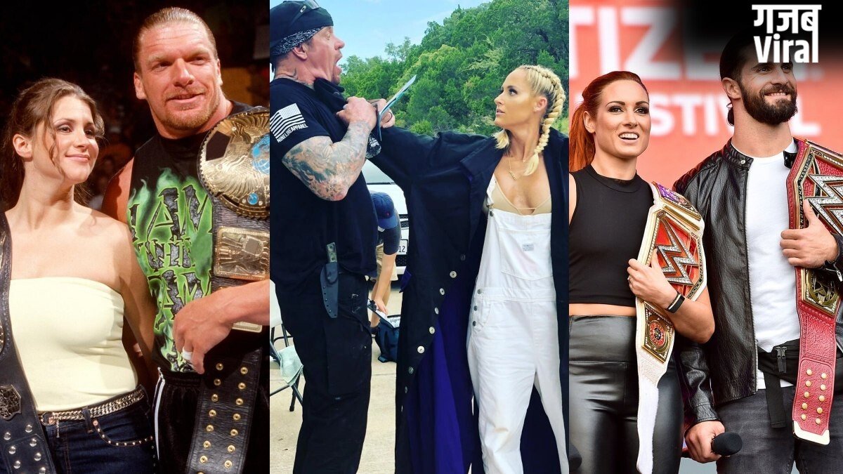 WWE Couples: ट्रिपल एच से द अंडरटेकर तक, 5 दिग्गजों ने साथी रेसलर्स से ही की शादी