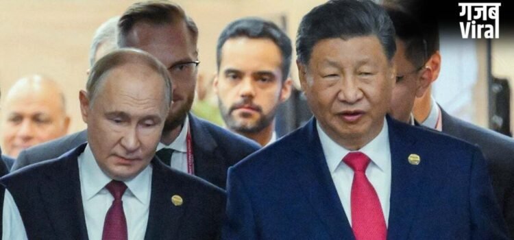 Russian President Vladimir Putin Visit China | रूसी राष्ट्रपति पुतिन का बीजिंग में ‘रेड कार्पेट’ पर स्वागत; चीन के शी जिनपिंग के साथ द्विपक्षीय वार्ता की Russian President Vladimir Putin Visit China | रूसी राष्ट्रपति पुतिन का बीजिंग में ‘रेड कार्पेट’ पर स्वागत; चीन के शी जिनपिंग के साथ द्विपक्षीय वार्ता की