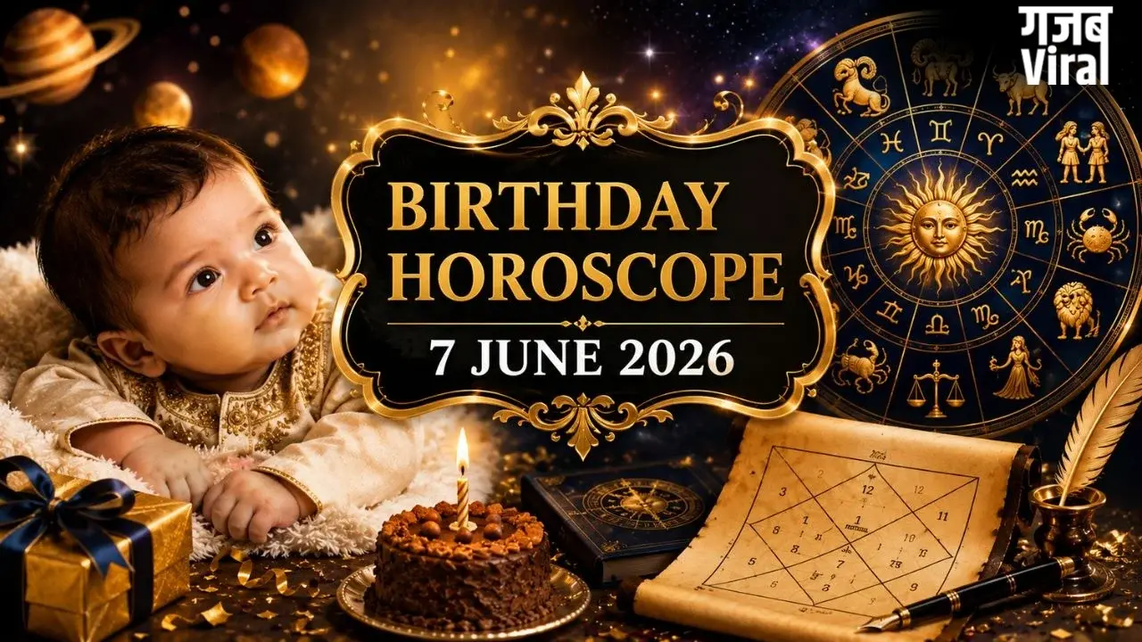 7 June Birthday Horoscope 2026: आज है जन्मदिन तो कैसा रहेगा आने वाला साल? जानें करियर और आर्थिक भविष्यफल​