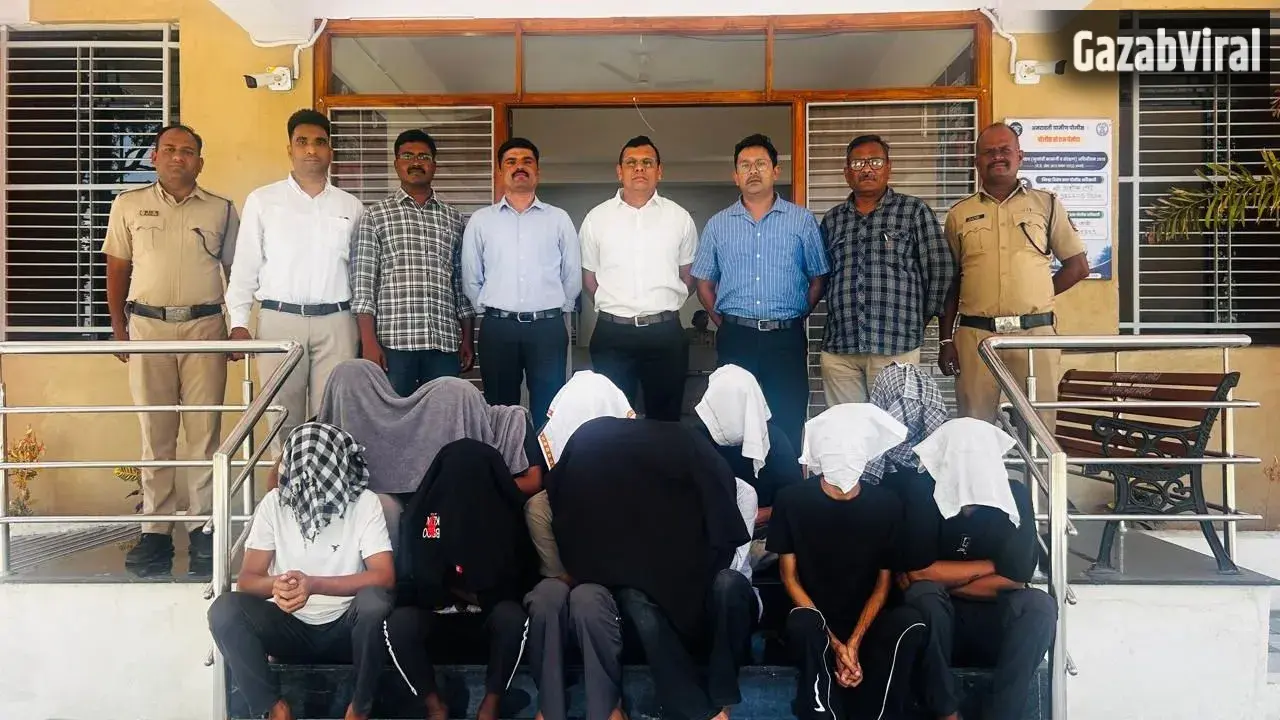 गोवा की सोसाइटी में अमरावती पुलिस की रेड: करोड़ों का इंटरनेशनल साइबर घोटाला उजागर, महिला समेत 12 गिरफ्तार​