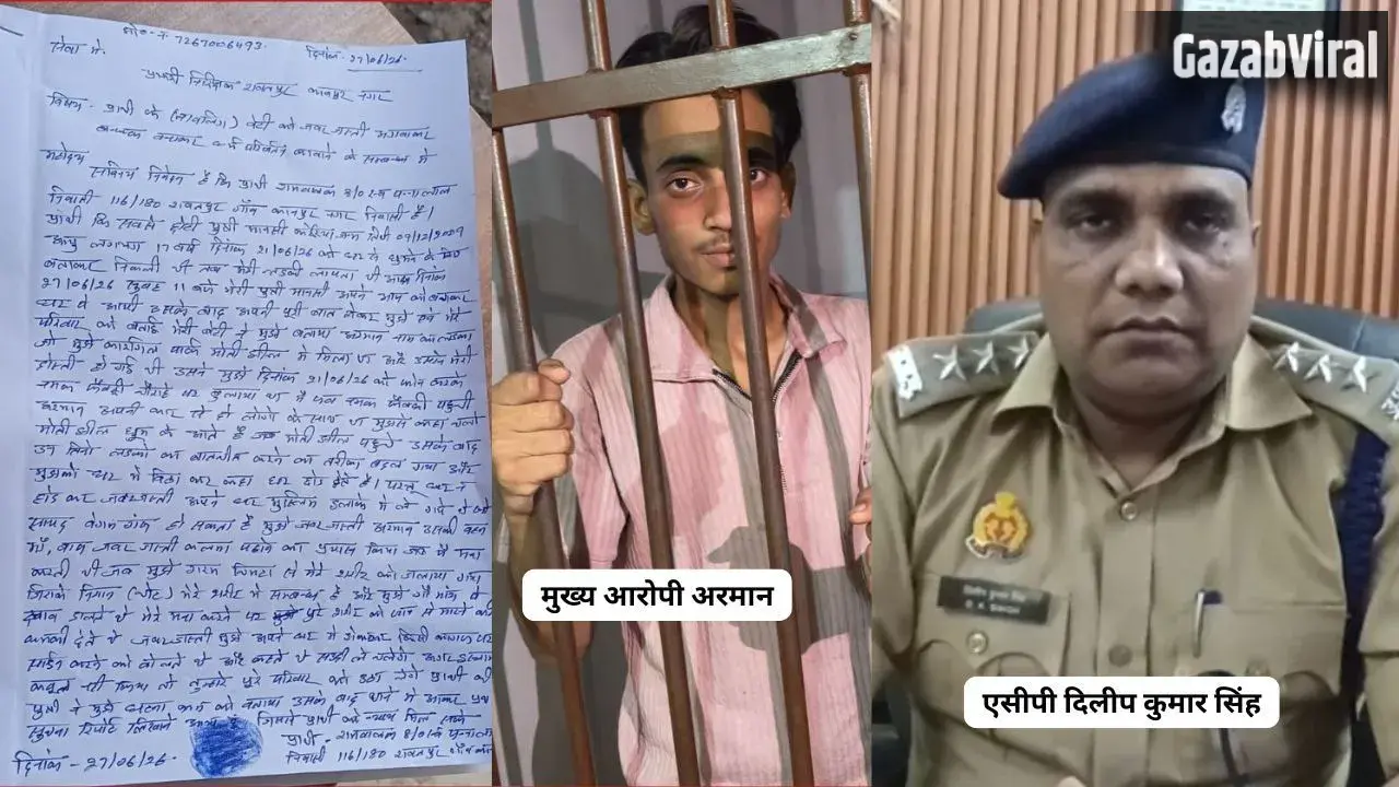 नाबालिग के धर्मांतरण का मामला: जबरन बुर्का पहनाने, कलमा पढ़वाने और गौमांस खिलाने का आरोप; मुख्य आरोपी गिरफ्तार​