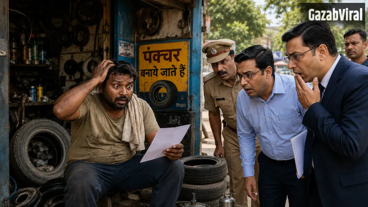 पंचर दुकानदार के नाम पर 100 करोड़ की फर्जी कंपनी, CGST का नोटिस पहुंचते ही उड़े होश​