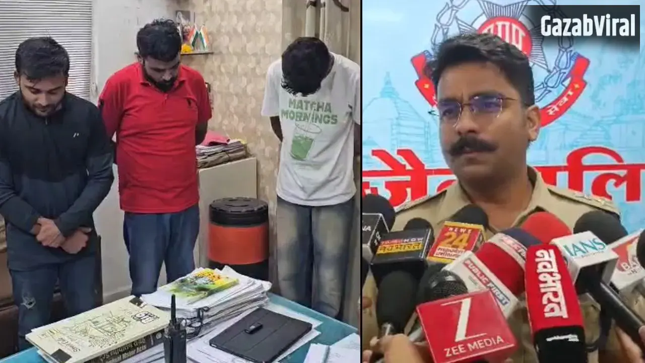 उज्जैन में गोल्ड शोरूम के खाते होल्ड करवाने वाले अंतरराज्यीय साइबर ठग गिरोह का पर्दाफाश; 3 आरोपी गिरफ्तार​