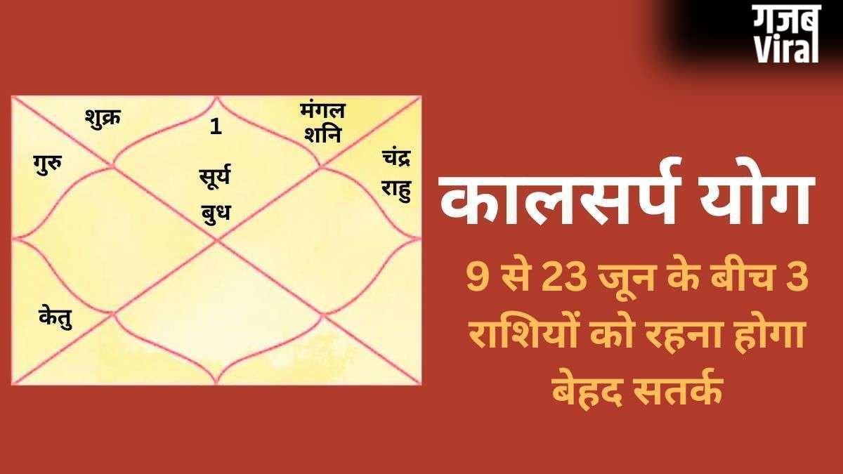 Kalsarp Yog: कालसर्प योग बनने से 3 राशियों के जीवन में मच सकती है उथल-पुथल, 9 से 23 जून के बीच रहना होगा बेहद सतर्क​