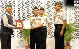 बस्ती के कर्नल केसी मिश्र को थल सेनाध्यक्ष ने दिया वेटरन्स एचीवर्स अवॉर्ड,जैविक खेती के लिए हुए सम्मानित​