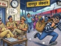 नागपुर-अजनी स्टेशन बने चोरों का फेवरेट डेस्टिनेशन! महिला यात्री के गहने ले उड़ा बाइक सवार चोर​