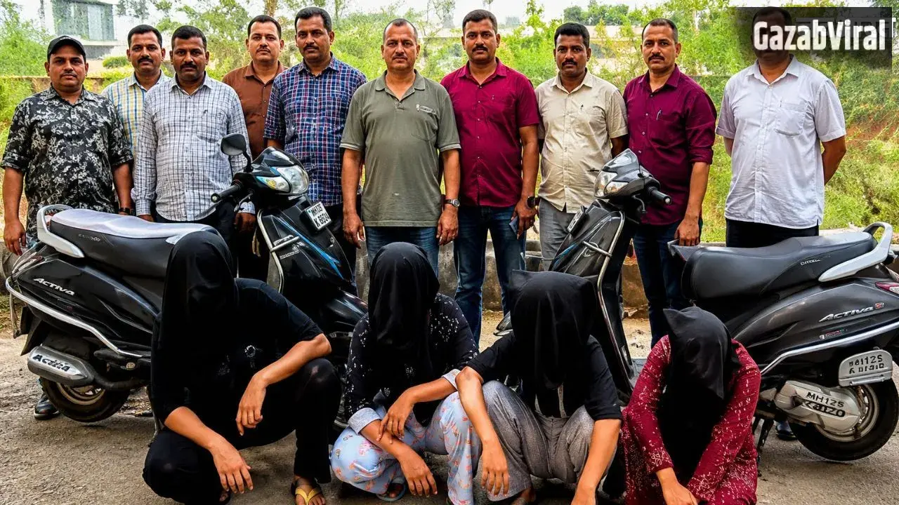नागपुर में गश्त के दौरान दबोची गई ड्रग्स गैंग; चर्चित अपराधी पंटर समेत 4 गिरफ्तार, 8 लाख का माल जब्त​
