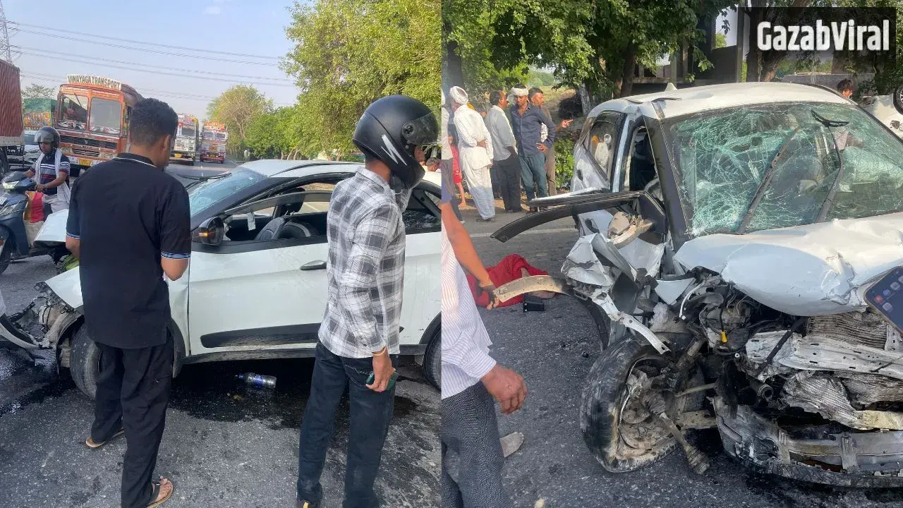 Agra-Dholpur Highway Road Accident: आगरा-धौलपुर हाईवे पर भीषण सड़क हादसा, तीन की मौत; 11 घायल​