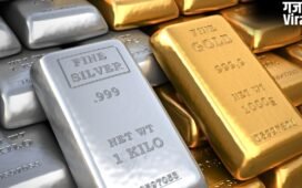 Gold-Silver की कीमतों में आई तेज गिरावट, चांदी ₹6000 लुढ़की; जानिए आज क्या है 24 कैरेट सोने का भाव?​