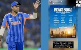 सूर्यकुमार यादव का टीम इंडिया से बाहर होने पर आया पहला रिएक्शन, स्टोरी पोस्ट कर लिखे सिर्फ 11 शब्द​